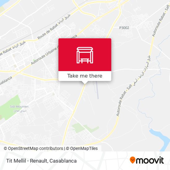Tit Mellil - Renault map