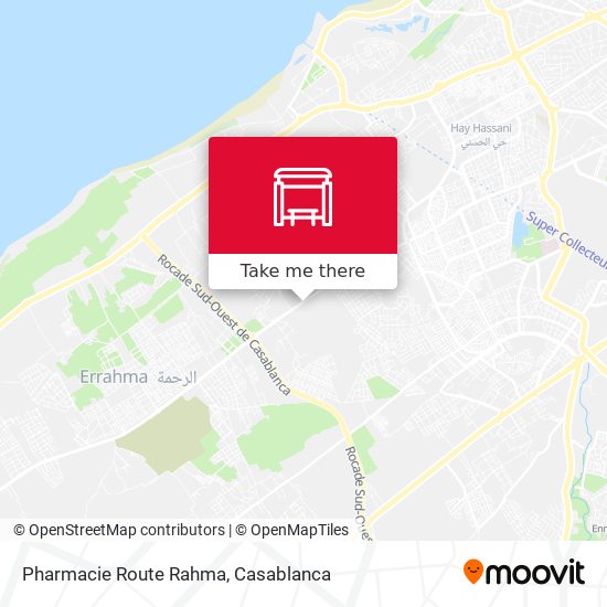 Pharmacie Route Rahma map