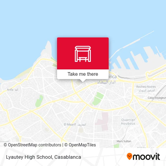 Lyautey High School map