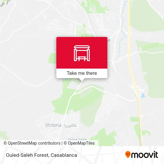 Ouled-Saleh Forest map