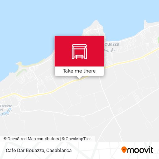 Café Dar Bouazza map