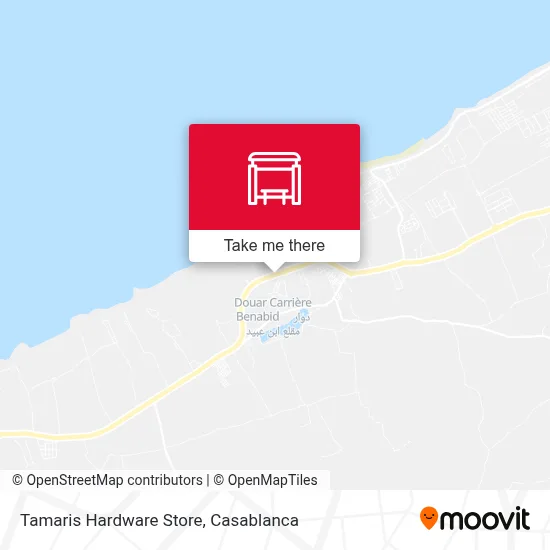 Tamaris Hardware Store map