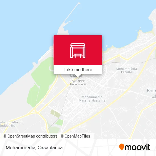 Mohammédia map
