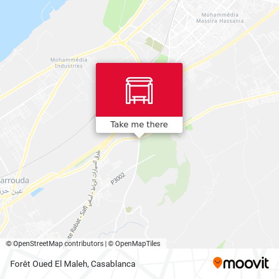 Forêt Oued El Maleh map