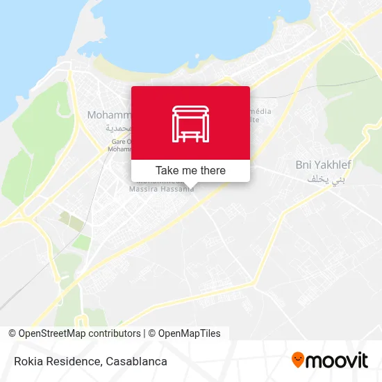 Rokia Residence map