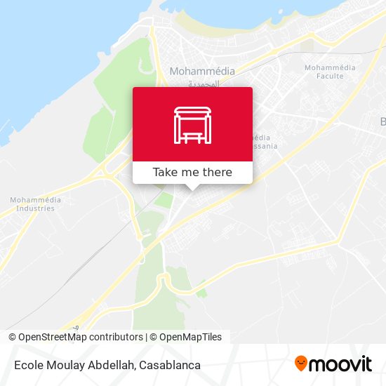 Ecole Moulay Abdellah map
