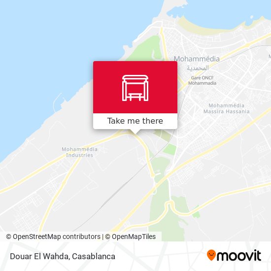 Douar El Wahda map