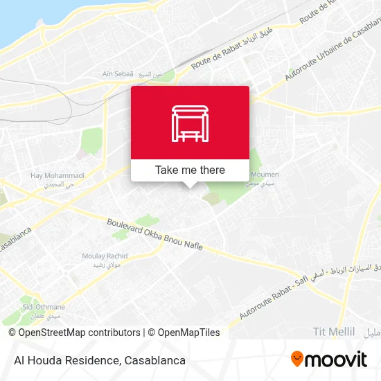 Al Houda Residence map