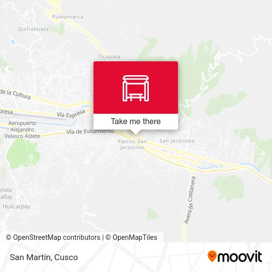 San Martin map