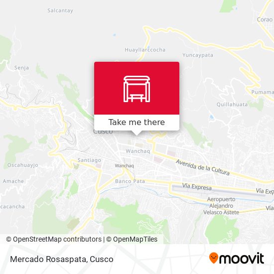 Mercado Rosaspata map