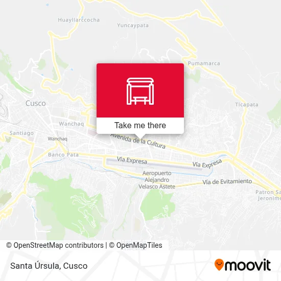 Santa Úrsula map