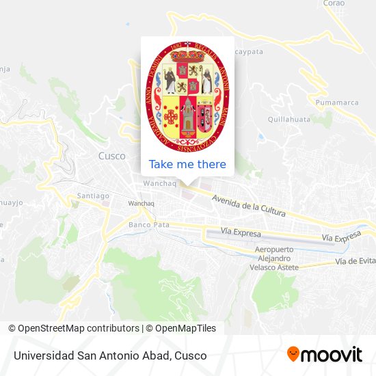 Mapa de Universidad San Antonio Abad