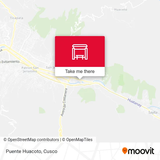 Mapa de Puente Huacoto