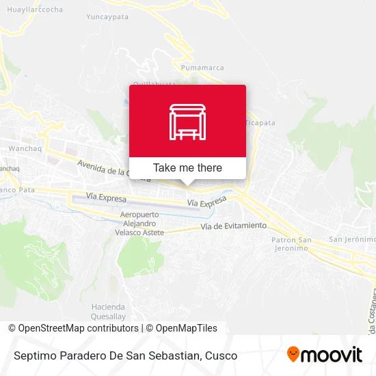 Mapa de Septimo Paradero De San Sebastian