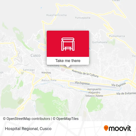 Hospital Regional map