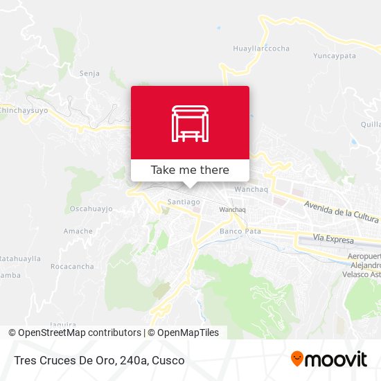 Tres Cruces De Oro, 240a map