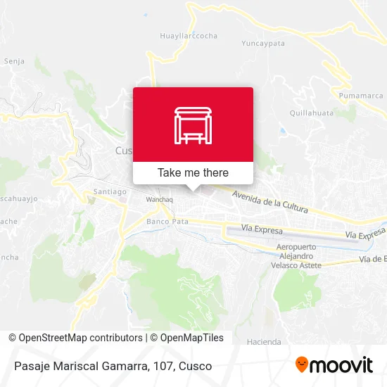 Mapa de Pasaje Mariscal Gamarra, 107