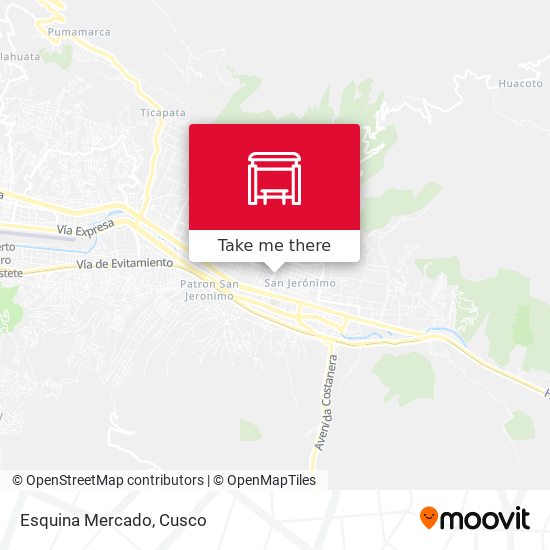 Esquina Mercado map