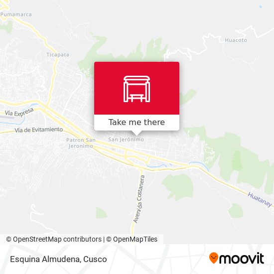 Mapa de Esquina Almudena