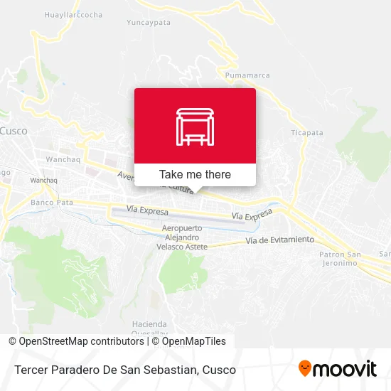 Tercer Paradero De San Sebastian map