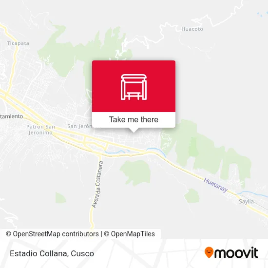 Mapa de Estadio Collana