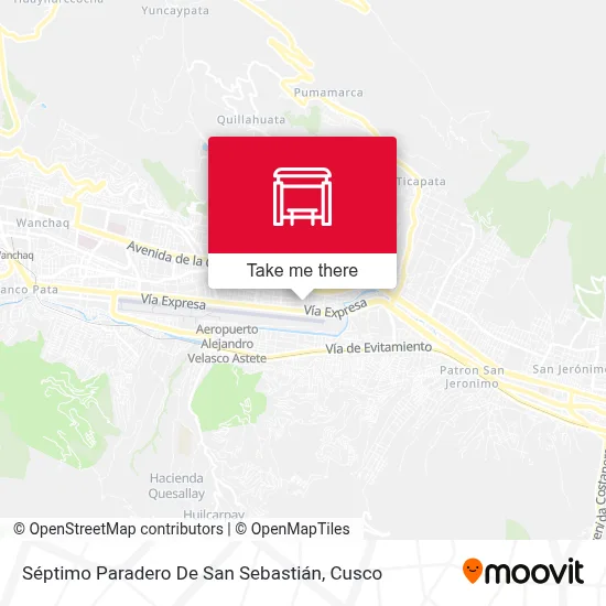 Mapa de Séptimo Paradero De San Sebastián