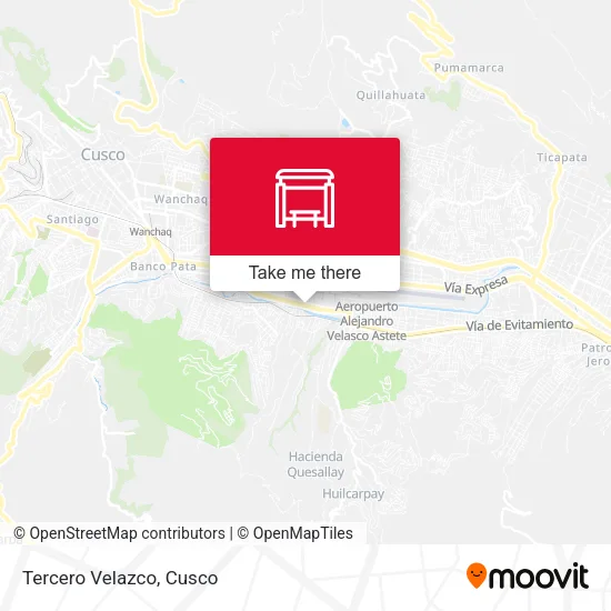 Tercero Velazco map