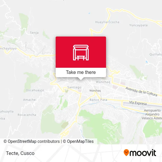 Mapa de Tecte