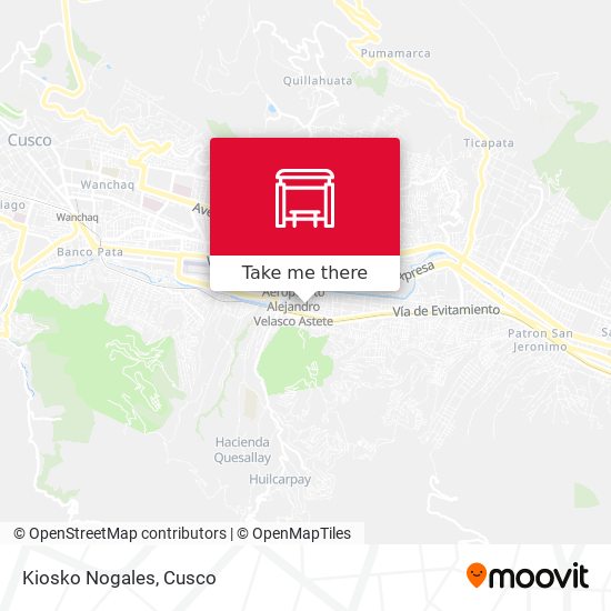 Kiosko Nogales map