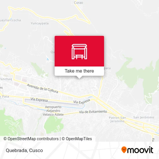Mapa de Quebrada