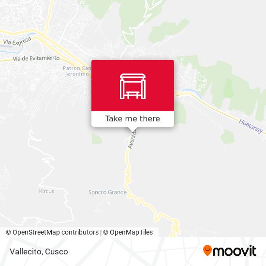 Mapa de Vallecito