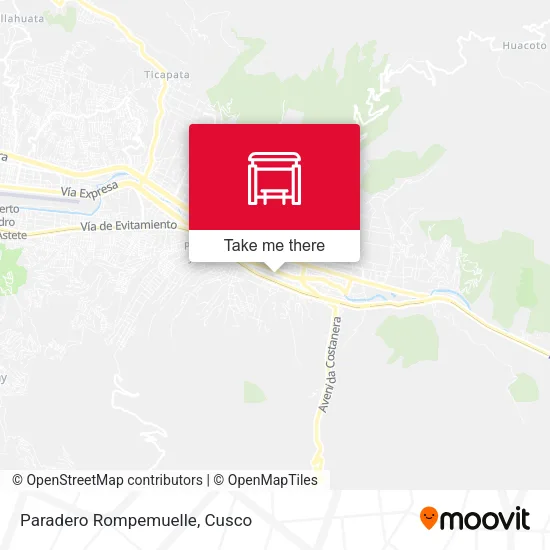 Mapa de Paradero Rompemuelle