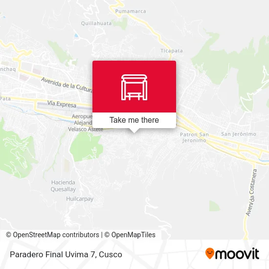 Mapa de Paradero Final Uvima 7