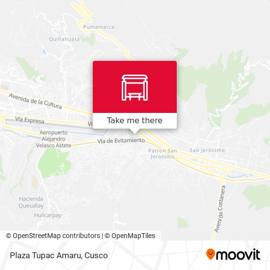 Plaza Tupac Amaru map