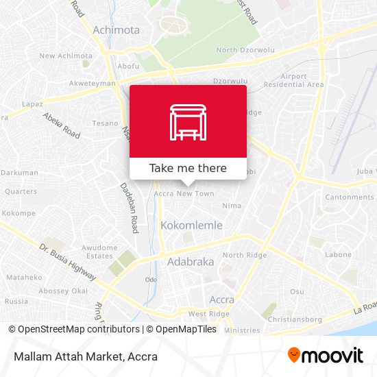 Mallam Attah Market map