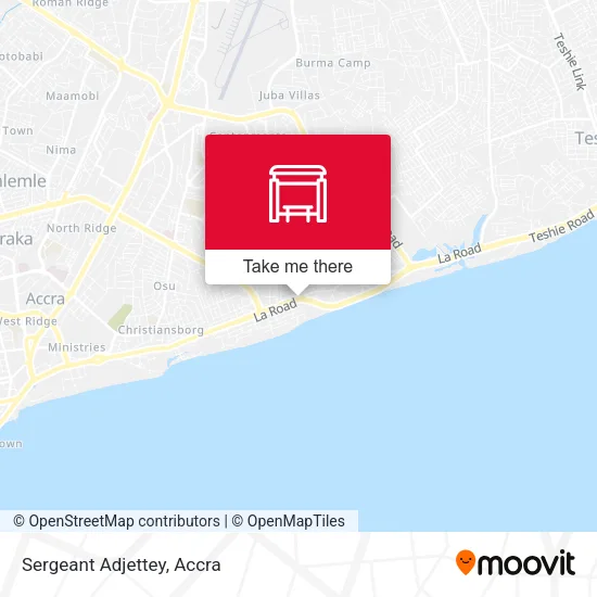 Sergeant Adjettey map