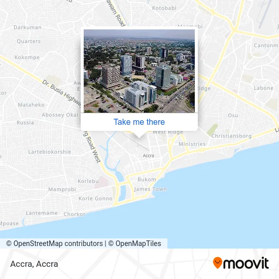 Accra map