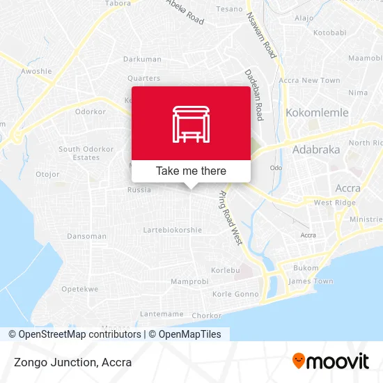 Zongo Junction map