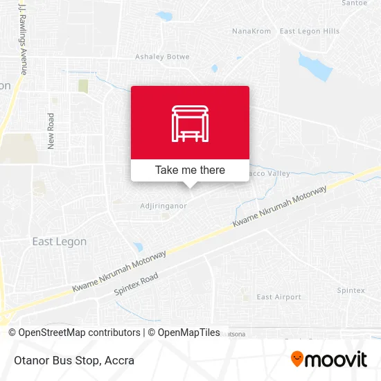 Otanor Bus Stop map