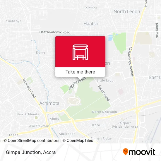 Gimpa Junction map