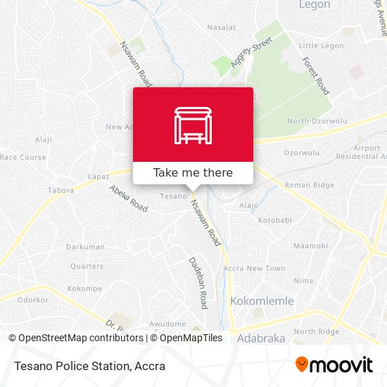 Tesano Police Station map