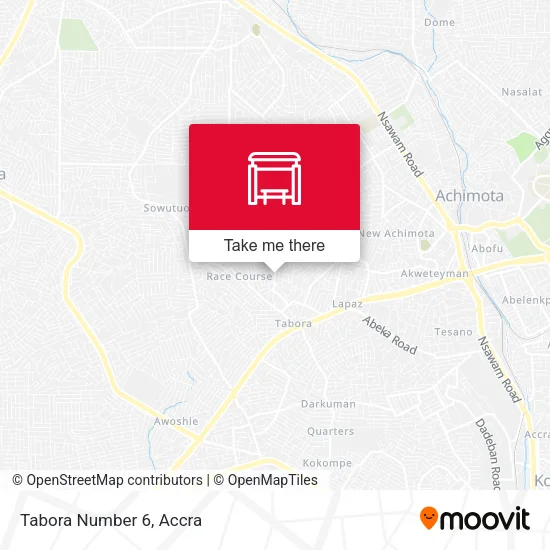 Tabora Number 6 map