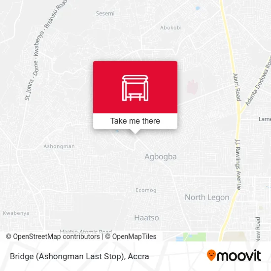 Bridge (Ashongman Last Stop) map