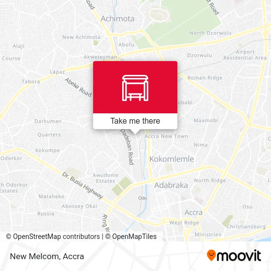 New Melcom map