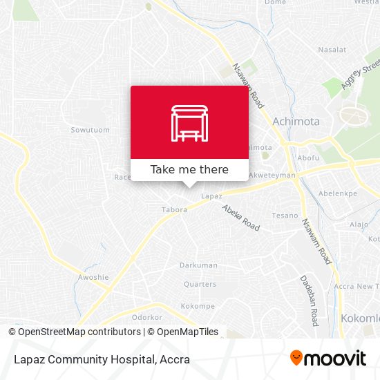 Lapaz Community Hospital map