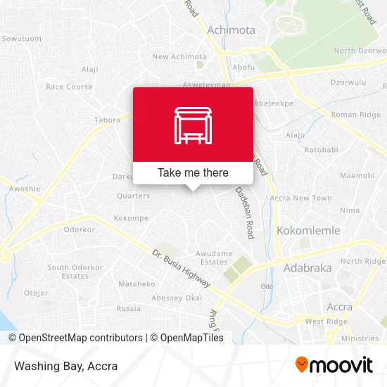 Washing Bay map
