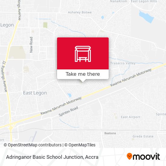 Adringanor Basic School Junction map