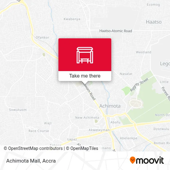 Achimota Mall map