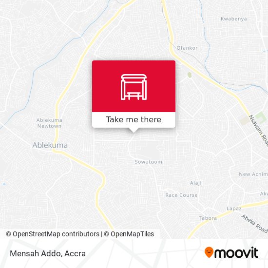 Mensah Addo map