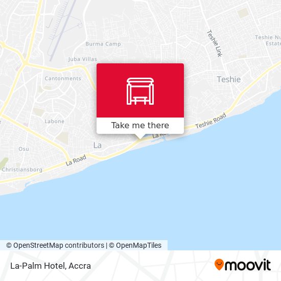 La-Palm Hotel map